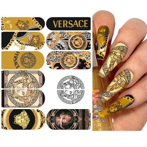 versace nail decals|Amazon.com: Versace Stickers.